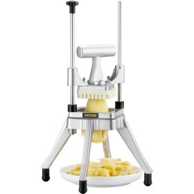 VEVOR Commercial Vegetable Fruit Chopper 3/8″ Blade Heavy Duty Professional Food Dicer Kattex French Fry Cutter Onion Slicer Stainless Steel for Tomat VEVOR Commercial Vegetable Fruit Chopper 3/8″ Blade Heavy Duty Professional Food Dicer Kattex French Fry Cutter Onion Slicer Stainless Steel for Tomat